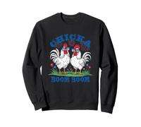 Chicka Boom Boom - Polli patriottici festivi Felpa