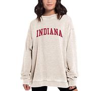 Chicka-D NCAA Burnout - Pullover in Pile da Donna, Donna, Pullover in Pile Burnout, 449_NC_CA, Farina d'avena, L