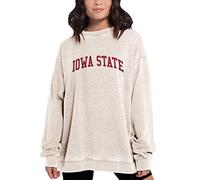 Chicka-D NCAA Burnout - Pullover in Pile da Donna, Donna, Pullover in Pile Burnout, 449_NC_CA, Farina d'avena, M