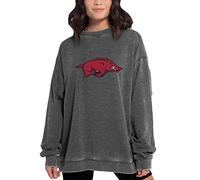 Chicka-D NCAA - Pullover da Donna Campus Crew, Donna, Campus Crew Pullover, 449_NC_PL, Carbone, L
