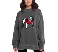 Chicka-D NCAA - Pullover da Donna Campus Crew, Donna, Campus Crew Pullover, 449_NC_PL, Carbone, XL