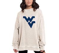 Chicka-D NCAA - Pullover da Donna Campus Crew, Donna, Campus Crew Pullover, 449_NC_PL, Farina d'avena, L