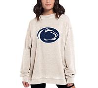 Chicka-D NCAA - Pullover da Donna Campus Crew, Donna, Campus Crew Pullover, 449_NC_PL, Farina d'avena, L