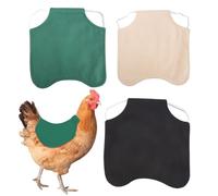 Chicken Aprons For Hens - 3X Hen Saddle Clothes | Elastic Poultry Jacket Clothes | Breathable Elastic Protective Poultry Pet For Back Feather Protection For Large Medium Small Breeds Use