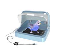 Chicken Brooder Box, 11.81 pollici Chick Warmer Bird Incubator Brooder Boxes, 3 Temperature Adjustable Visual Nesting Box, Heating Pad for Baby Parrots, Ducklings