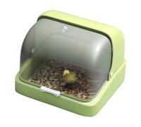 Chicken Brooder Box, Bird Incubator Brooding Box, PP Chick Warmer with Visual Nesting Window, 3-Temperature Heating Pad, Ideal Poultry Habitat for Baby Parrots, Ducklings, and Small Birds, 30x26x22cm