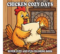 Chicken Coloring Book: Cute & Cozy Farm Chickens for Relaxation and Fun