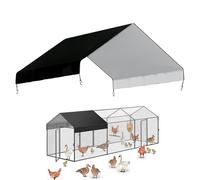 Chicken Coop Insulation Cover - Waterproof Winter Cop Tarp | Chiccken Coop Fence Dust Coover, Multi-Purpose Dust & Windproof Coveer for Poultry Runs, Plant Protection, and Outdoor Use
