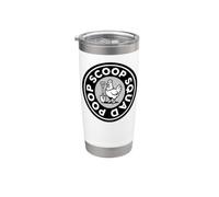 Chicken Coop Poop Scoop Squad Funny Poultry Breeder Bicchiere termico in acciaio inox doppia parete