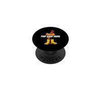 Chicken Coop Poop Scoop Squad Funny Poultry Farmer PopSockets PopGrip Adesivo