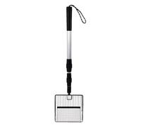 Chicken Coop Tool, Sand Sifting Shovel, Adjustable Mesh Cleaning Rake, 41.73 Inches Waste Separator for Poop Debris Removal Extendable Handle, for Backyard Hen House Maintenance