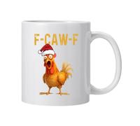 Chicken Cup - 350ML Funny Animal Themed Ergonomic Handle Ceramic, Cute Chicken Coffee Mug, For Halloween, Christmas, Birthday, Fall, Autumn, Party, Home, Kitchen, Women, Men, Animal Lover's