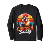 Chicken Daddy Fathers Day Maglia a Manica