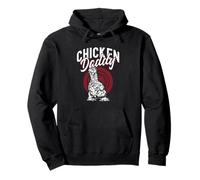 Chicken Daddy Funny Silkie Farm Homesteader Felpa con Cappuccio