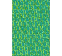 Chicken Doodle Pop Art Notebook: Teal Green & Lime Green | 120 Pages Lined | 6"x9" | Unique Stationery by Pular Studio Bangkok