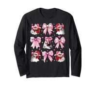 Chicken Farm Farmer Girl Coquette Fiocco Rosa Mamma Maglia a Manica