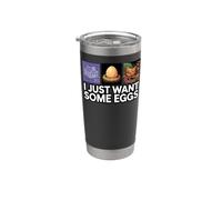 Chicken Farmer I Just Want Some Eggs Bicchiere termico in acciaio inox doppia parete