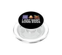 Chicken Farmer I Just Want Some Eggs PopSockets PopGrip per MagSafe