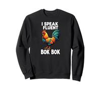 Chicken Farmer I Speak Fluent Bok Bok Rooster Felpa