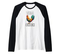 Chicken Farmer I Speak Fluent Bok Bok Rooster Maglia con Maniche Raglan