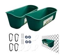 Chicken Feed Trough Clips Feed - Container Trough Waterers for Livestock