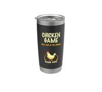 Chicken Game. Divertente Bicchiere termico in acciaio inox doppia parete