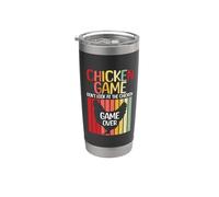 Chicken Game. Divertente Bicchiere termico in acciaio inox doppia parete