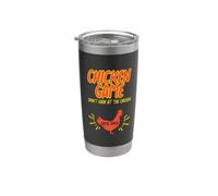 Chicken Game. Divertente Bicchiere termico in acciaio inox doppia parete