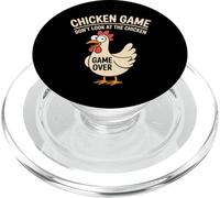 Chicken Game Don't-Look At The Chicken Funny Chicken Humor PopSockets PopGrip per MagSafe