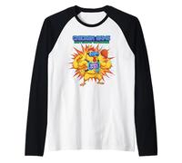 Chicken Game Don't Look at The Chicken Funny Gamer Joke Maglia con Maniche Raglan