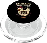 Chicken Game Don't Look At The Chicken Funny Gamer Pixel Art PopSockets PopGrip per MagSafe