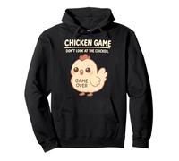 Chicken Game Don't Look At The Chicken Game Over Felpa con Cappuccio