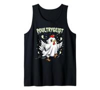 Chicken Ghost Poultrygeist Halloween Costume Farmer Canotta