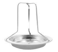 Chicken Grill - Stainless Steel Heat Resistant Non-slip Rack, Grilled Chicken Rack For Beach | Picnic Yard Gathering Camping Activity Outdoor Party Barbecue, Cooking Grill 19.5cmx17cm