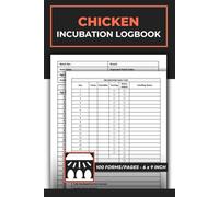 Chicken Incubation Logbook: for Successful Egg Hatching | Daily Log Sheets for Poultry Breeders and Hobbyists | Poultry Breeding Log Book