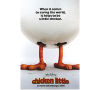 Chicken Little (Doppio Lato Avanzato) Poster Originale Del Film