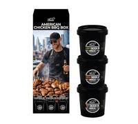Chicken Lovers - Set 3 rub gourmet per pollo (Light Chicken 90g, Crock Chicken 90 g, Top Chicken 90 g) - mix spezie BBQ premium per griglia, forno e padella - condimenti secchi in 3 vasetti.