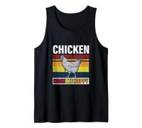 Chicken Make Me Happy Vintage Chickens Farmer Fun Gift Canotta