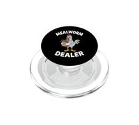 Chicken Mealworm Dealer Vintage Retro Poultry Farmer PopSockets PopGrip per MagSafe