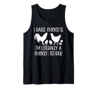 Chicken Mom I Raise Chickens I'm Litterally a Chicken Tender Canotta