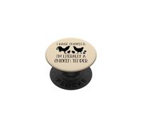Chicken Mom I Raise Chickens I'm Litterally a Chicken Tender PopSockets PopGrip Adesivo