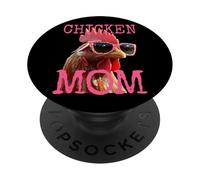 Chicken Mom Pollo Mamma Allevatore di Pollame Allevatore PopSockets PopGrip Adesivo