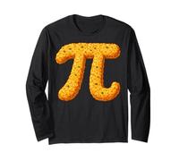 Chicken Nuggets Pi Symbol Math Pun Pi Day Maglia a Manica