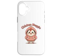Chicken Nuggie Felpa con cappuccio Pulcino Custodia per iPhone 16 Plus