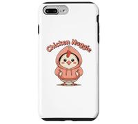 Chicken Nuggie Felpa con cappuccio Pulcino Custodia per iPhone 7 Plus/8 Plus