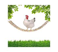 Chicken Rocking Toys, Natural Wooden Perch for Macaw Chicken Parrot, Free Standing Chicken Coop Accessories, Intellectual Development Toys