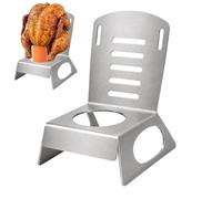 Chicken Stand for Grilling, Heavy-Duty Stainless Steel Chicken Roaster Rack