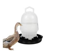 Chicken Water Feeder - Automatic Poultry Drinker | Poultry Waterer | Automatic Chicken Waterer For Coop Ducks Geese Pigeons Quails Livestock Farms, 11.5x11.5x15cm Floor Drinking Tray