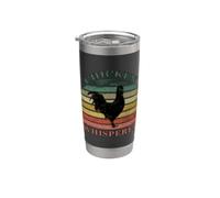Chicken Whisperer Funny Farm Life for Chicken Lover Bicchiere termico in acciaio inox doppia parete