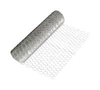 Chicken Wire - 1x Poultry Wire Netting, Chicken Wires Fencing Mesh, Durable Hexagonal Iron Animal Barrier | Sturdy Garden Fencing Agricultural Wires Netting Structures For Home, Farm, Garden Poultry